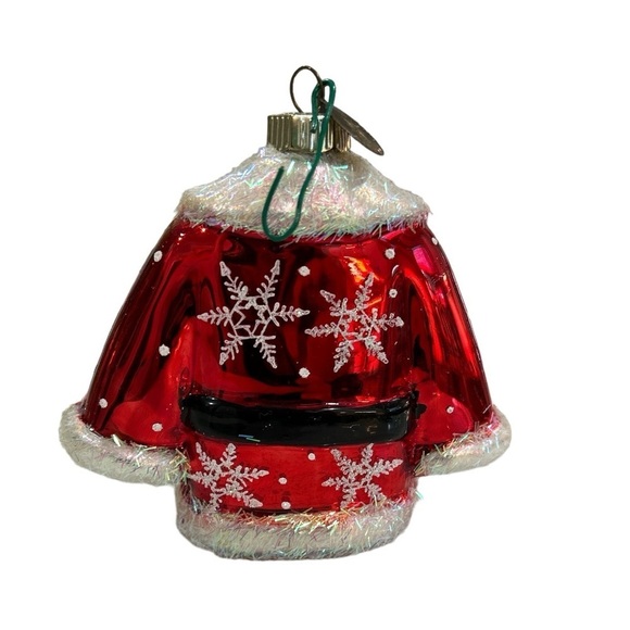 Christopher Radko Celebrations 2008 Santa's Coat Suit Glass Ornament in Box - Picture 3 of 7